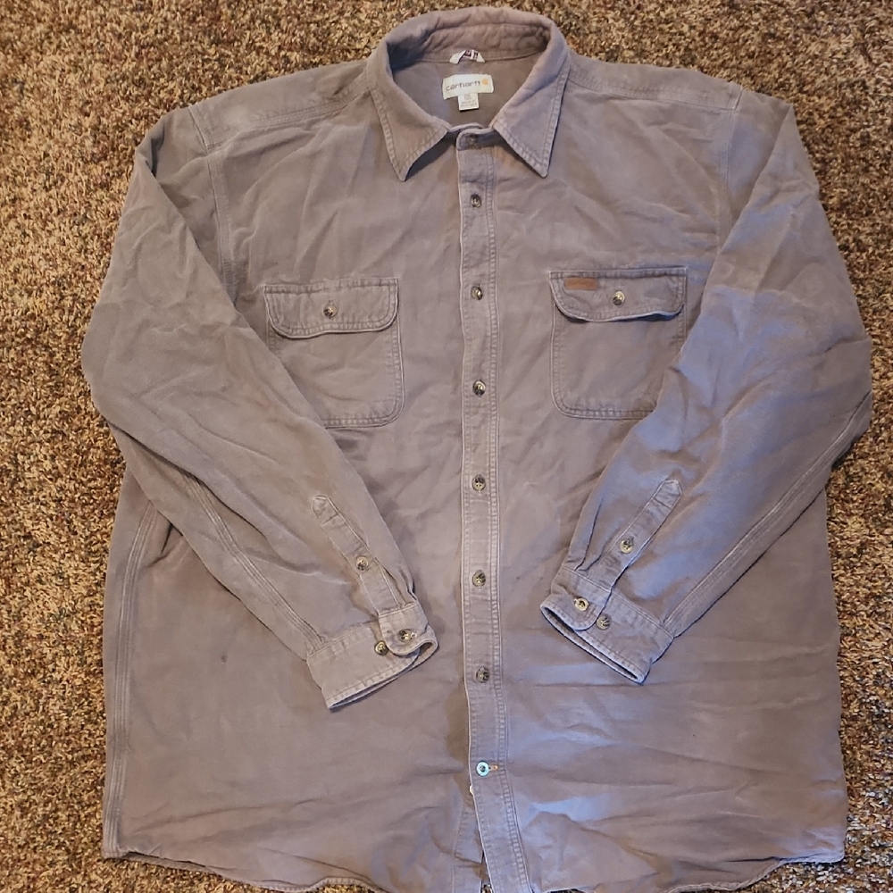 Carhartt Gray Casual Button Down Shirt